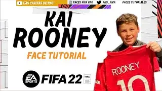 KAI ROONEY FACE FIFA 22 PRO CLUBS LOOK ALIKE | TUTORIAL |  CAREER MODE | MANCHESTER UNITED