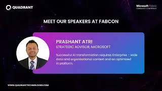 FABCON 2025: Microsoft Fabric, Purview & Agentic AI Session | Quadrant Technologies