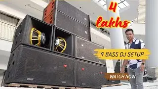 4 Bass ka DJ setup sirf 4 lakh me Studioplus ke bass ke sath @VkiVan