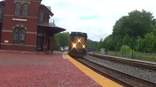 Csx D705-12 West 1+1 w/ Leslie RS5T on Gp38-3 in Point of Rocks