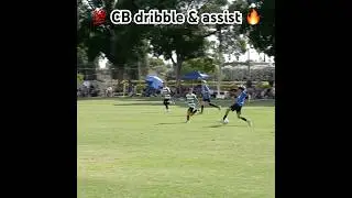 💯 U12 CB dribble & assist 🔥 #soccer #goals #u12