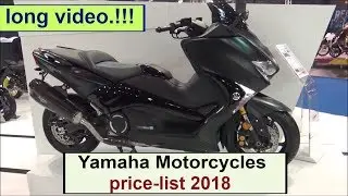Yamaha bikes price-list 2018 (Europe)