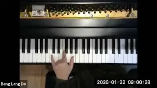 Practice Chord changes, C, F, G7, LH