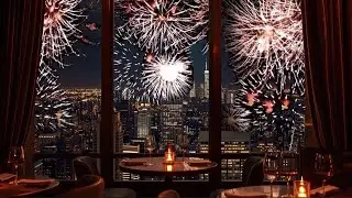 New Year&rsquo;s Eve Fireworks in New York City 🎆 | Bar Celebration, Drinks & Relaxing Vibes