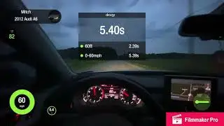 C7 A6 Dragy runs - stock to stage 1!