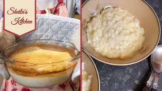 Traditional English rice pudding