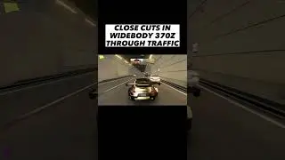 CLOSE CUTS IN WIDEBODY 370Z THROUGH TRAFFIC NO HESI