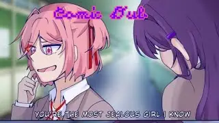 Jealous Yuri || DDLC Comic Dub || (Natsuri)