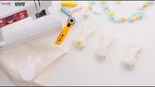 Wielkanocna girlanda z zajączkami - DIY