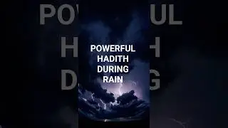 Rain Is a Blessing &mdash; The Prophet&rsquo;s ﷺ Beautiful Reminder 🌧️ #Shorts