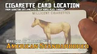 Breeds of Horses 4: American Standardbred - Cigarette Card Location [RDRII]