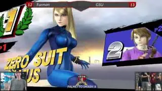 Smash 4 Collegiate @ Palmetto Smash II: Furman University vs Georgia State University