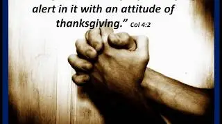 Prayer 1 'Receiving God's Grace'