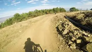 downhill from kojori to vake park (GoPro be a hero)
