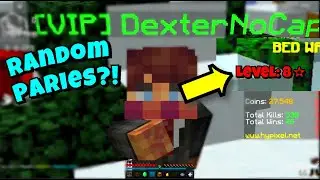 RANDOM Bedwars Parties as a 8 STAR (Hypixel)