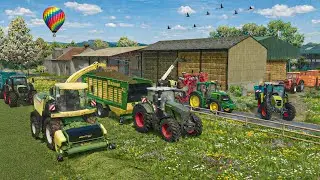 Travaux Agricoles de Printemps dans la Ferme 