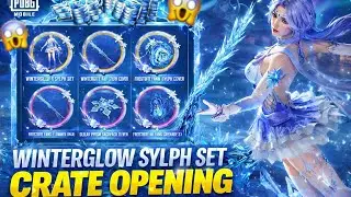 MAX LUCK OR SCAM? ❄️ Winterglow Sylph Set Crate Opening | PUBG MOBILE #pubg #crateopening 