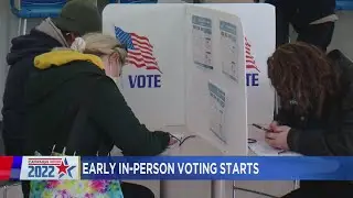 Early in-person voting begins in Minnesota