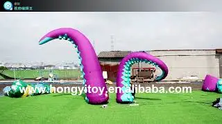 Customized  Outdoor Inflatable Giant Octopus tentacles Model For Advertising Decorating
