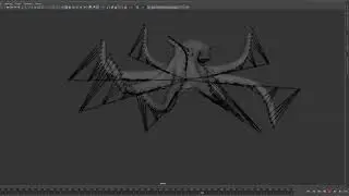 Octopus Tentacle Rig in Maya | Custom Scripted Rig