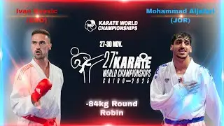 Ivan Kvesic vs Mohammad Aljafari -84kg Round Robin Match | World Karate Championship Cairo 2025