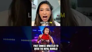FIRST CHINESE WRESTLER IN THE ROYAL RUMBLE! 👏