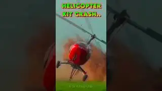 Home Built Helicopter Kit Crash #shorts #crash