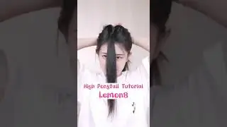 Tutorial kuncir kuda tinggi, super mudah #lemon8indonesia #ponytailtutorial
