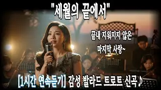 (1시간 연속듣기)🎧세월의 끝에서 | 발라드 트로트 신곡 | 세월 속에 묻히지 않는 이름