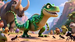 🦕 THE TERRIBLE LIZARD IN PREHISTORIC VALLEY | EPIC CARTOON WORLD