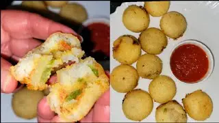 Suji potato balls recipe |Suji veg balls|Semolina snacks#kitchen with gul #suji potato balls#tasty