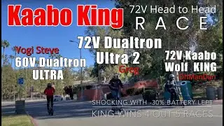 Kaabo Wolf KING  -vs-  DT ULTRA 2  |  THE 72V RACE