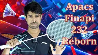 Apacs Finapi 232 Reborn Review | 42 lbs Tension Beast! Best Smash Racket Under ₹3000 🔥🏸
