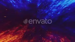 Dust Particles Blue Red Sparks Motion | Stock Footage - Envato elements