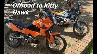 Offroad to Kitty Hawk with KTM 950 and 990 Adventure