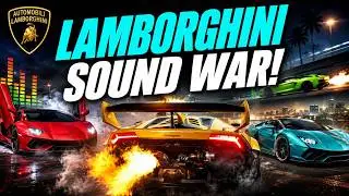 Lamborghini Exhaust Sound Comparison - The Most Italian Roars