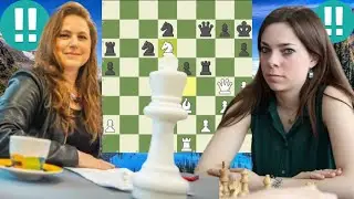 Dina Belenkaya and Judit Polgar in a Position That Kept Asking Questions