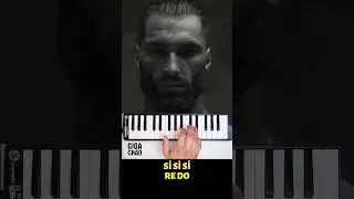 PHONK - GigaChad M&uuml;ziği Melodika Notaları