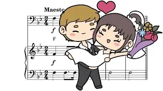 BASSOON & PIANO Sheet Music | Wedding March (Bridal Chorus) by Wagner (Bass Clef Instruments)