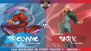 Brolynho vs Dark - Liga Brasileira de Street Fighter V - Jogo 7 - Semana 1 (1&ordf; Etapa)