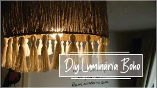 Diy Luminária Boho
