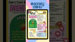 New fast food menu #foodie ##food