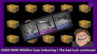 CSGO NEW Wildfire Case Unboxing | The bad luck continues!