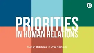 Priorities in Human Relations
