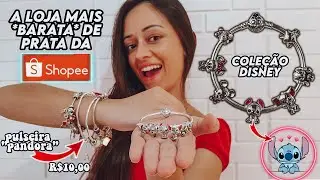 COMPRINHAS SHOPEE- JÓIAS DE PRATA 925 + BANHADOS E PULSEIRA PANDORA