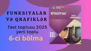 ✅ Funksiyaların qrafiklərinin qarşılıqlı vəziyyəti 6-cı başlıq  test toplusu 2025