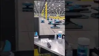 Amazon Robots Working