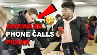 AWKWARD PHONE CALLS IN PUBLIC PRANK *FUNNY*