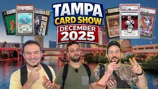 Внутри выставки коллекционных карточек Tampa Bay Card Show, декабрь 2025 года | Приобретение и об...
