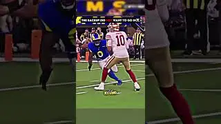 The 49ers Backup Qb was so Happy he didn&rsquo;t have to play 😭☠️ #shorts #nfl